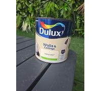 Dulux Silk Emulsion Paint For Walls And Ceilings - Violet White 2.5 Litres