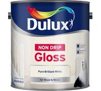 Dulux Non Drip Gloss 2.5L Pure Brilliant White