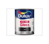 Dulux Non Drip Gloss Black 750ml
