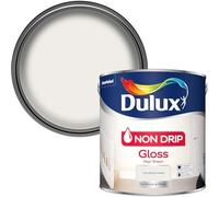 Dulux Non Drip Gloss High Sheen Paint For Wood And Metal - Pure Brilliant White 2.5L