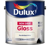 Dulux Non Drip Gloss Paint, 2.5 L - Pure Brilliant White