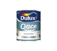 Dulux Retail - Once Eggshell - Pure Brilliant White - 750ml - Pure Brilliant White