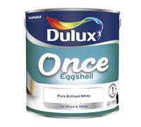 DULUX ONCE EGGSHELL BRILLIANT WHITE 2.5L