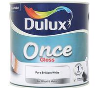 Dulux Once Pure Brilliant White Gloss Paint 2.5L