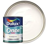 Dulux Once Gloss Paint - Pure Brilliant White - 2.5L