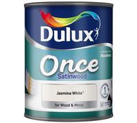 Dulux Once Satinwood 750ml Jasmine White