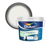 Dulux One Coat Pure Brilliant White Matt Emulsion Paint, 10L