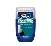 Dulux 5569263 Simply Refresh Feature Wall Matt Emulsion Paint, Teal Tension, 30 ml