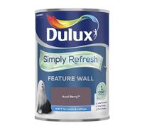 5569241 Simply Refresh Feature Wall Matt Emulsion Paint - Acai Berry - 1.25L