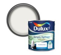 Dulux Paint Cream or White Simply Refresh One Coat Matt Emulsion 2.5L or 5L