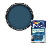 Dulux Paint Indigo Shade Simply Refresh Feature One Coat Matt Emulsion 1.25L