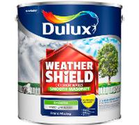 Dulux Paint Mixing Weathershield Smooth Masonry Paint Almond White, 5L