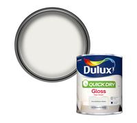 Dulux Paint Pure Brilliant White Quick Dry Gloss 750ml or 2.5 Litres