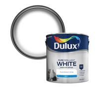 Dulux Paint Pure Brilliant White Soft Sheen or Emulsion 1L, 2.5L or 5 Litres