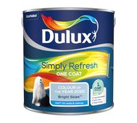 Dulux Paint Shades of Blue Simply Refresh One Coat Matt Emulsion 2.5 Litres