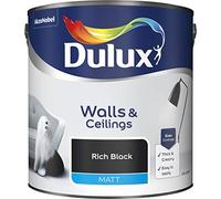Dulux Paints 2.5 Litre Ready Mixed Matt Rich Black