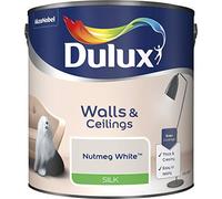 Dulux Paints 2.5 Litre Ready Mixed Silk Nutmeg White
