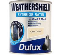 Dulux Paints 750 Ml Weathershield Exterior Satin Celtic Cream