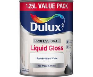 DULUX PROF LIQUID GLOSS BRILLIANT WHITE 1.25L