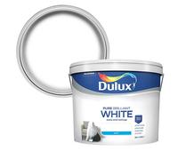 Dulux Pure Brilliant White Matt Emulsion 10L Walls Ceilings Interior Paint Trade