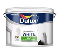DULUX PURE BRILLIANT WHITE SILK EMULSION PAINT 10L