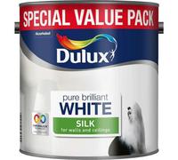 Dulux Pure Brilliant White Silk Paint 3L