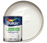 Dulux Quick Dry Satinwood Paint - White Cotton 750ml