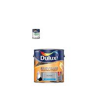 Dulux Quick Dry Eggshell Paint, 750 ml (Pure Brilliant White) Easycare Washable and Tough Matt (Warm Pewter)