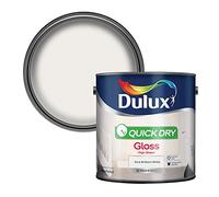 Dulux Quick Dry Gloss Paint For Wood And Metal, Pure Brilliant White, 2.5 L