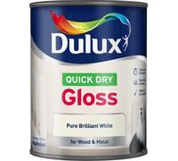 Dulux 750ml Waterbased Gloss, Pure Brilliant White