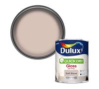 Dulux Quick Dry Gloss Paint For Wood And Metal - Soft Stone 750Ml