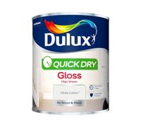 DULUX QD GLOSS WHITE COTTON 750ML