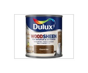 Dulux Quick Dry Interior/ Exterior Woodsheen Church Oak 250ml