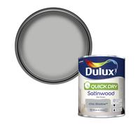 Dulux Quick Dry Satinwood Paint Chic Shadow - 750ml