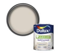 Dulux Quick Dry Satinwood Paint For Wood And Metal - Egyptian Cotton 750Ml