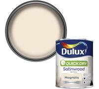 Dulux Quick Dry Satinwood Paint For Wood And Metal - Magnolia 750 ml