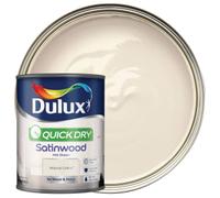Dulux 750ml Quick Dry Satinwood Paint, Natural Calico