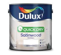 Dulux Quick Dry Satinwood Paint - Polished Pebble 750ml
