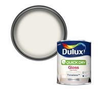 Dulux 5211185 Quick Dry Gloss Paint For Wood And Metal - Timeless 750Ml
