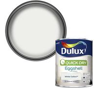 Dulux 5358168 Quick Dry Eggshell Paint - White Cotton - 750ML