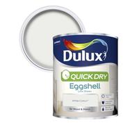 Dulux 5358168 Quick Dry Eggshell Paint - White Cotton - 750ML