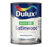 Dulux Quick Drying Satinwood Pure Brilliant White 750ml