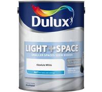 Dulux Retail Matt Light and Space Absolute White Paint 2.5 Litres / 5 Litres