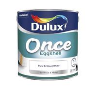 Dulux Retail Once Eggshell - Pure Brilliant White - 2.5L