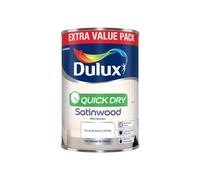 Dulux Retail Quick Dry Satinwood - Pure Brilliant White - 1.25L
