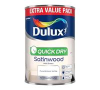 Dulux Retail Quick Dry Satinwood - Pure Brilliant White - 1.25L