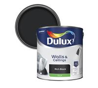 Dulux Rich black Silk Emulsion paint 2.5L