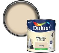 Dulux Silk Emulsion Paint For Walls And Ceilings - Ivory 2.5 Litres