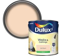 Dulux Silk Emulsion Paint For Walls And Ceilings - Soft Peach 2.5 Litres
