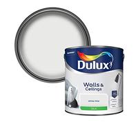 Dulux Silk Emulsion Paint For Walls And Ceilings - White Mist 2.5 Litres